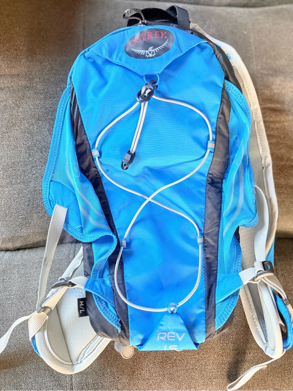 OSPREY Blue and Black Men's Hydration Hiking Backpack